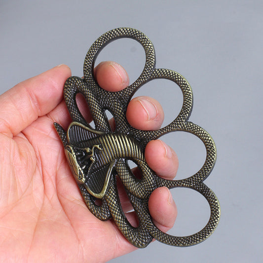 Creative Snake Knuckle Dusters Self-defense Protective Gear