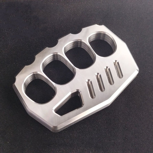 Big finger hole solid steel knuckle 4