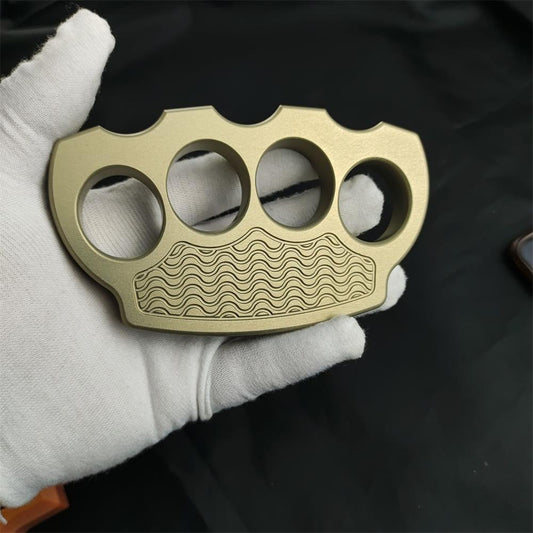 Solid Aluminum Knuckle Self-defense Window-breaking Fighting Protective Gear