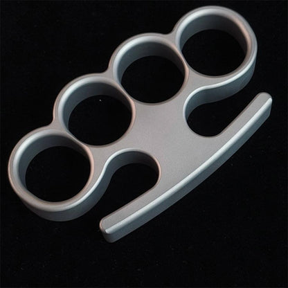 Solid classic TC21 titanium knuckle duster back
