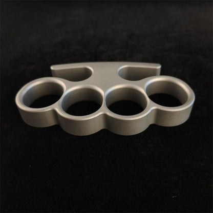 Solid classic TC21 titanium knuckle duster grip