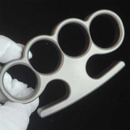 Solid classic TC21 titanium knuckle duster front