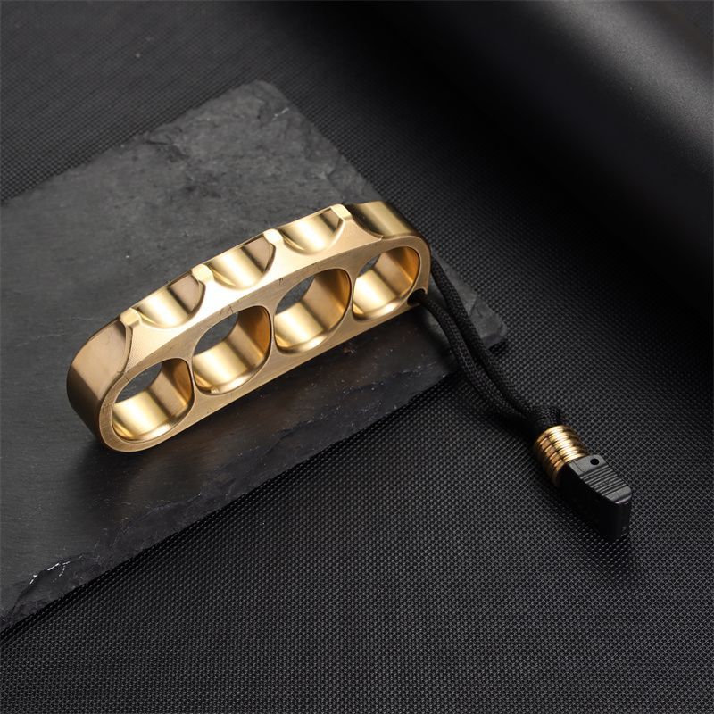 Large Size Pea Brass Knuckle Duster Self Defense EDC Decoration