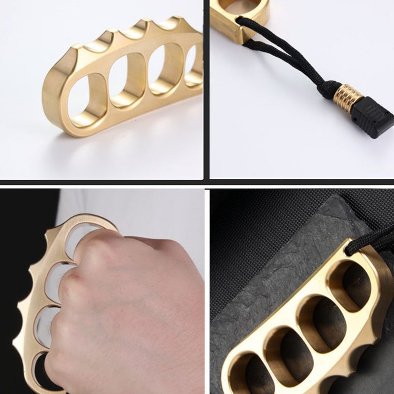 Large Size Pea Brass Knuckle Duster Self Defense EDC Decoration