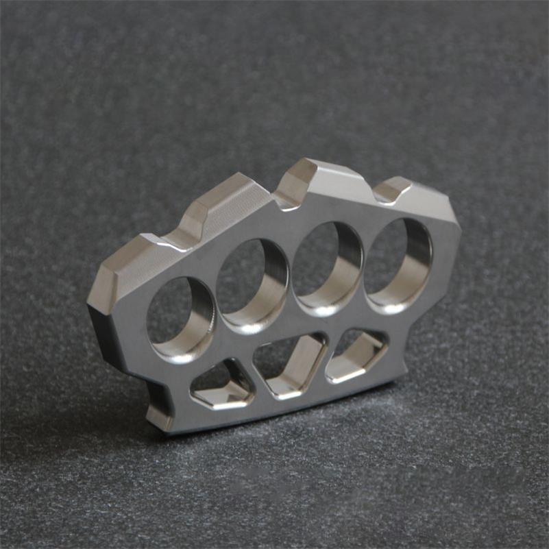 Solid Steel Knuckle Duster Defensive EDC Tools