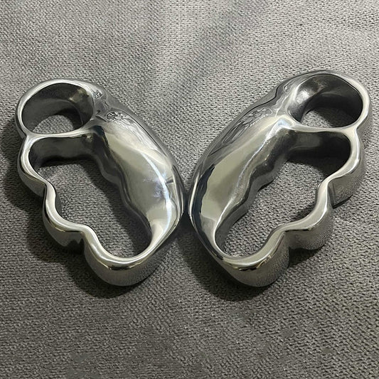 Solid Steel Self-defense Knuckle Duster EDC Tool