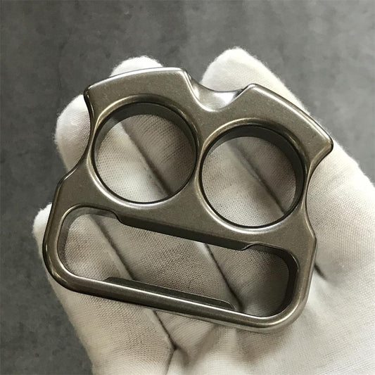 TC21 titanium two finger bottle opener knuckle duster top