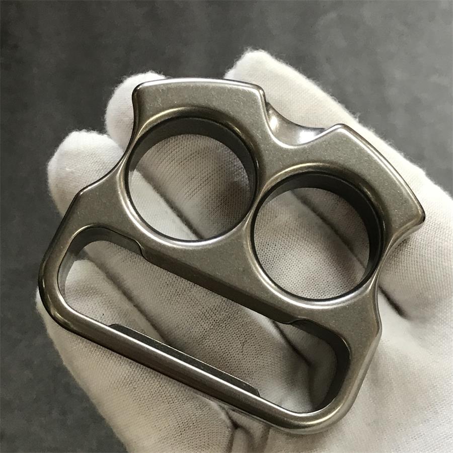 TC21 titanium two finger bottle opener knuckle duster