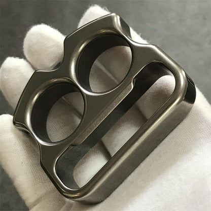 TC21 titanium two finger bottle opener knuckle duster detail