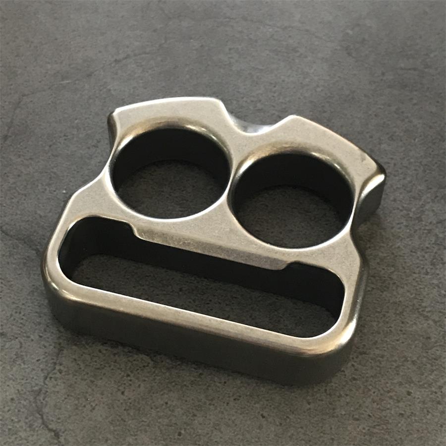 TC21 titanium two finger bottle opener knuckle duster angle