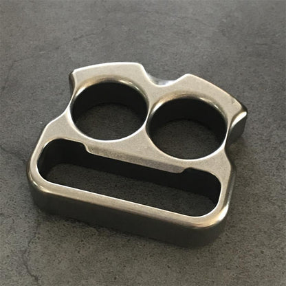 TC21 titanium two finger bottle opener knuckle duster angle