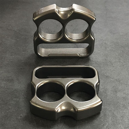 TC21 titanium two finger bottle opener knuckle duster held