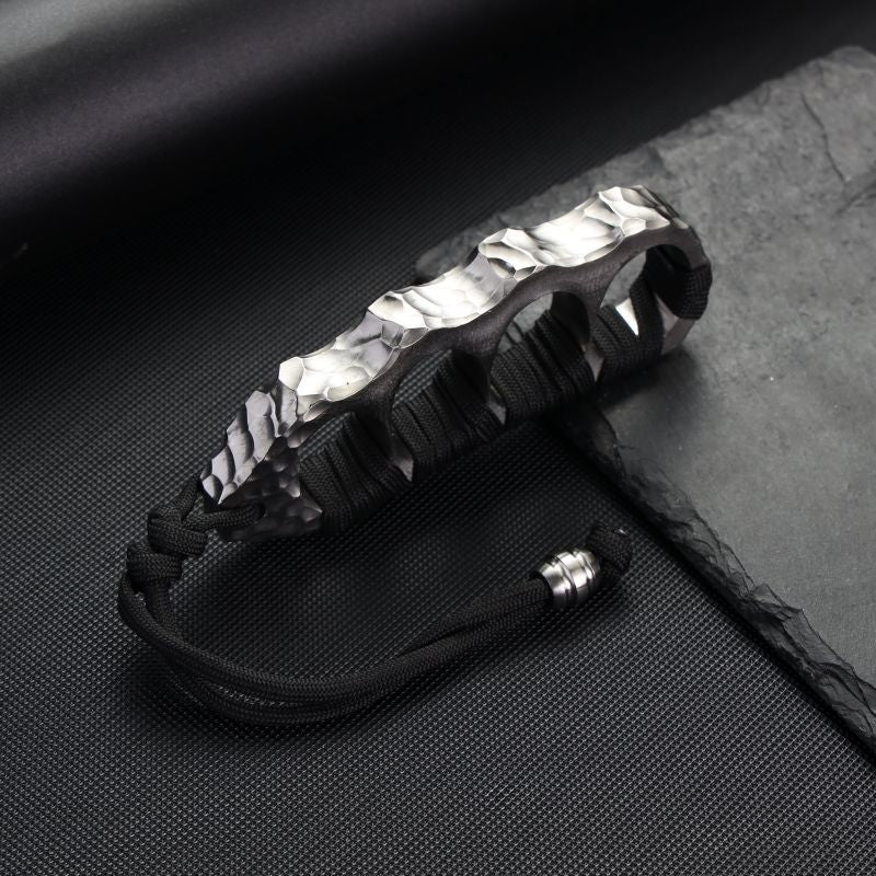 Titanium Meteorite Pattern Pea Knuckle Duster