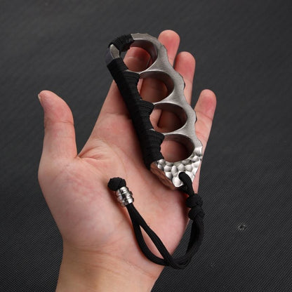 Titanium Meteorite Pattern Pea Knuckle Duster