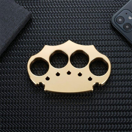 Thickened Brass Knuckle Duster Self Defense Boxing EDC Tool