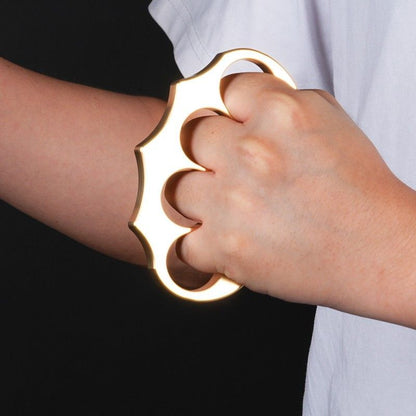 Thickened Brass Knuckle Duster Self Defense Boxing EDC Tool