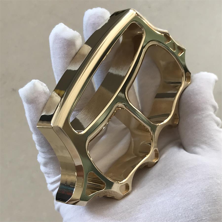 Thickened Brass Knuckle Duster Self-defense Protective Gear