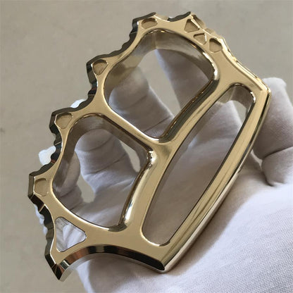 Thickened Brass Knuckle Duster Self-defense Protective Gear