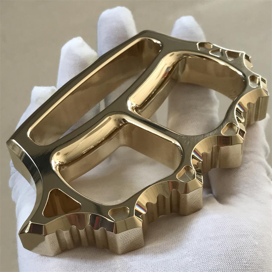 Thickened Brass Knuckle Duster Self-defense Protective Gear