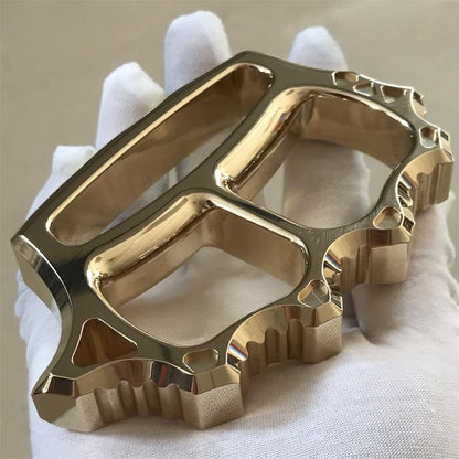 Thickened Brass Knuckle Duster Self-defense Protective Gear