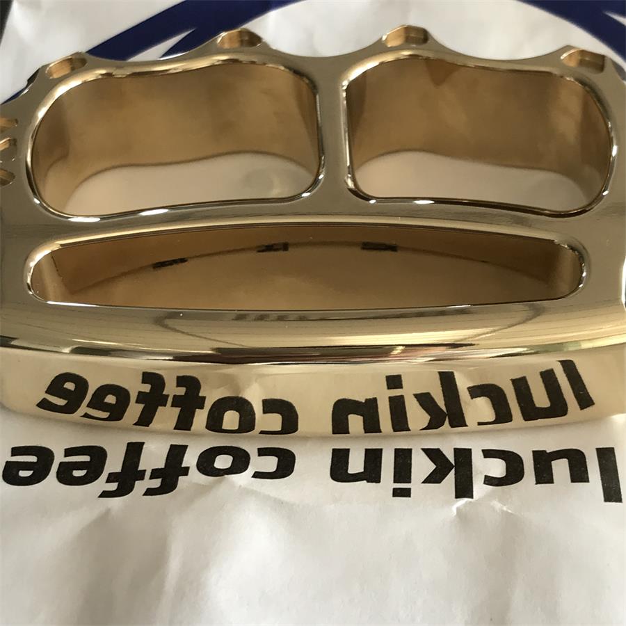 Thickened Brass Knuckle Duster Self-defense Protective Gear