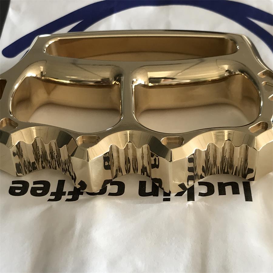 Thickened Brass Knuckle Duster Self-defense Protective Gear