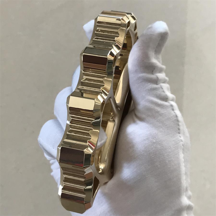 Thickened Brass Knuckle Duster Self-defense Protective Gear