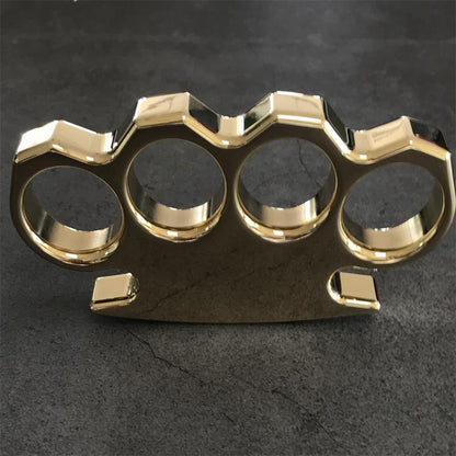 The KING Thickened Mirror Brass Knuckle Duster