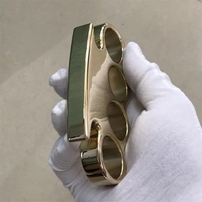 The KING Thickened Mirror Brass Knuckle Duster