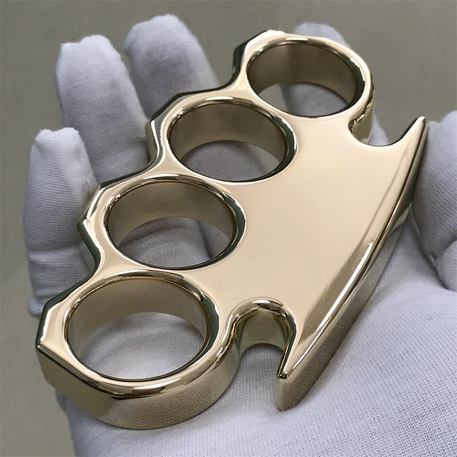 The KING Thickened Mirror Brass Knuckle Duster