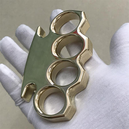 The KING Thickened Mirror Brass Knuckle Duster