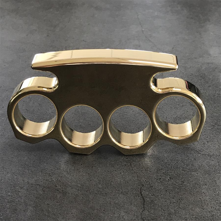 The KING Thickened Mirror Brass Knuckle Duster