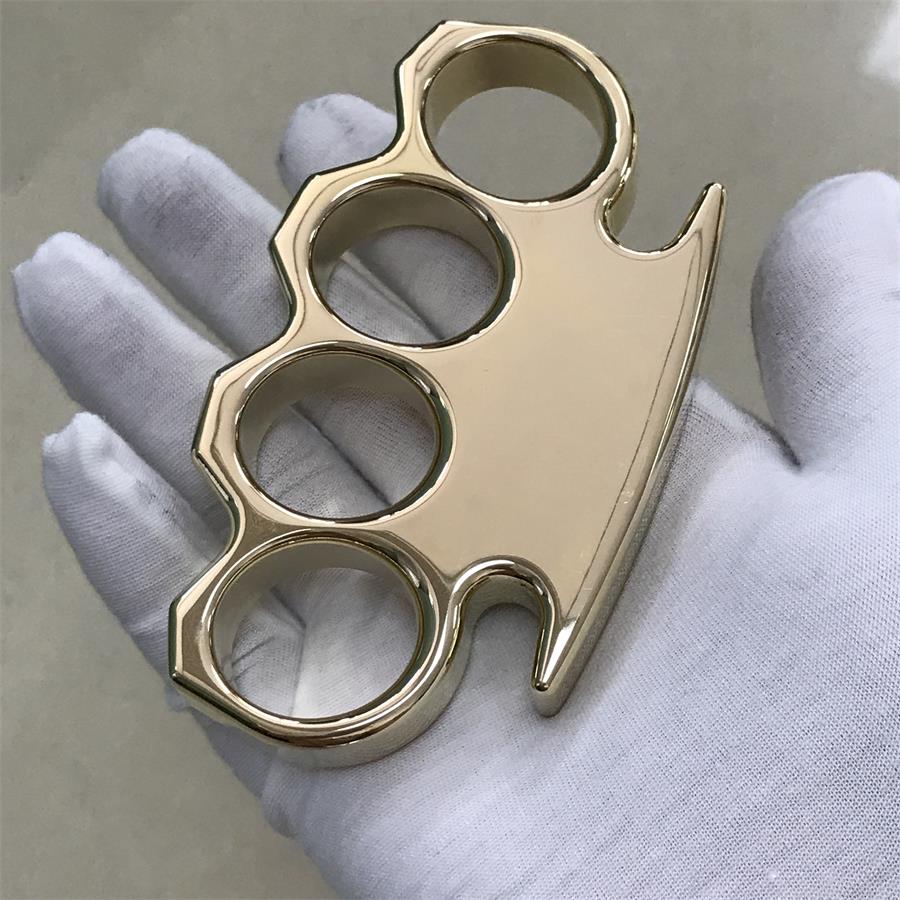 The KING Thickened Mirror Brass Knuckle Duster