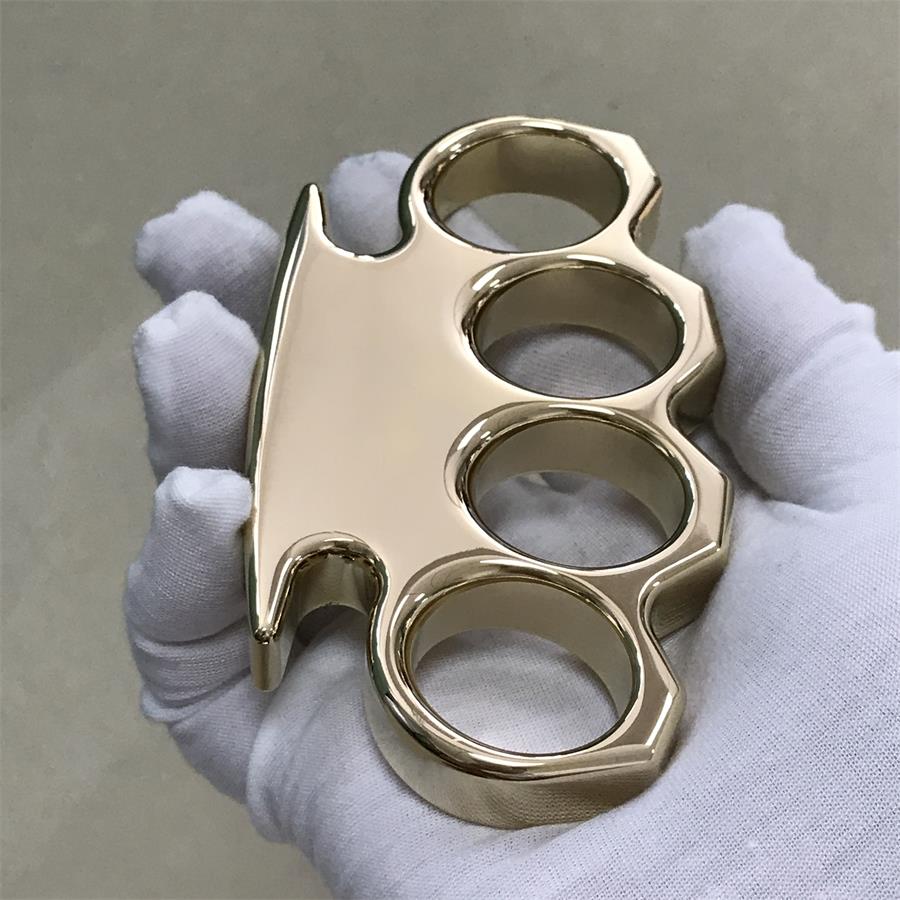 The KING Thickened Mirror Brass Knuckle Duster