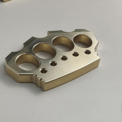 Thickened solid brass knuckle duster 3