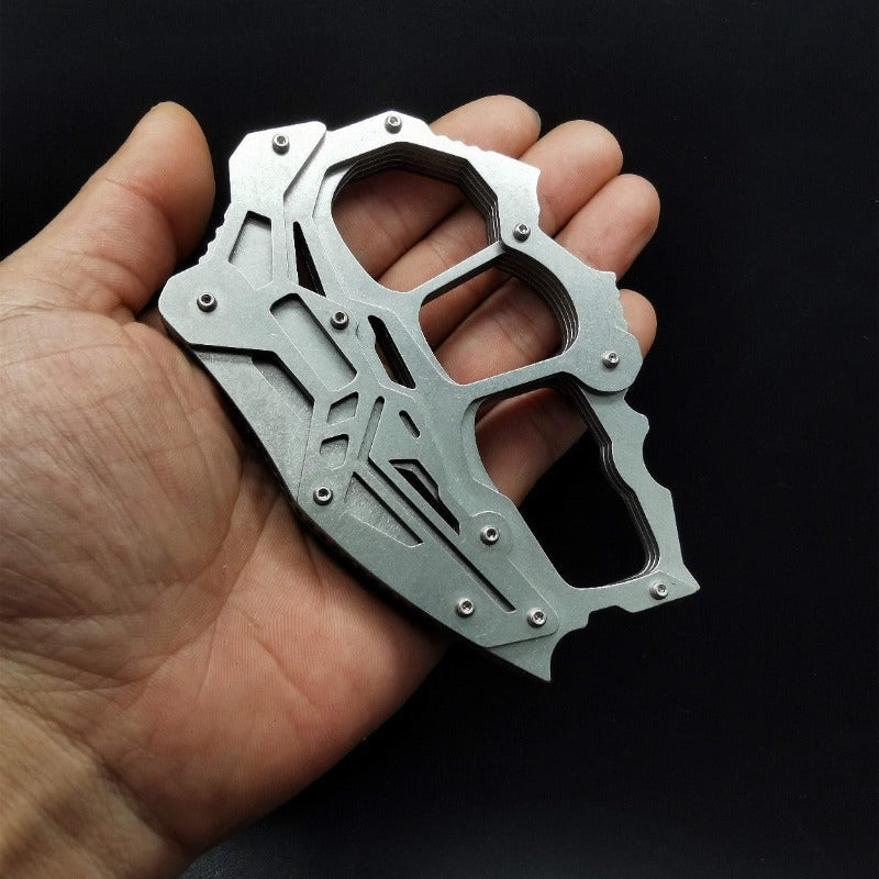 Solid Three-finger steel knuckle 5