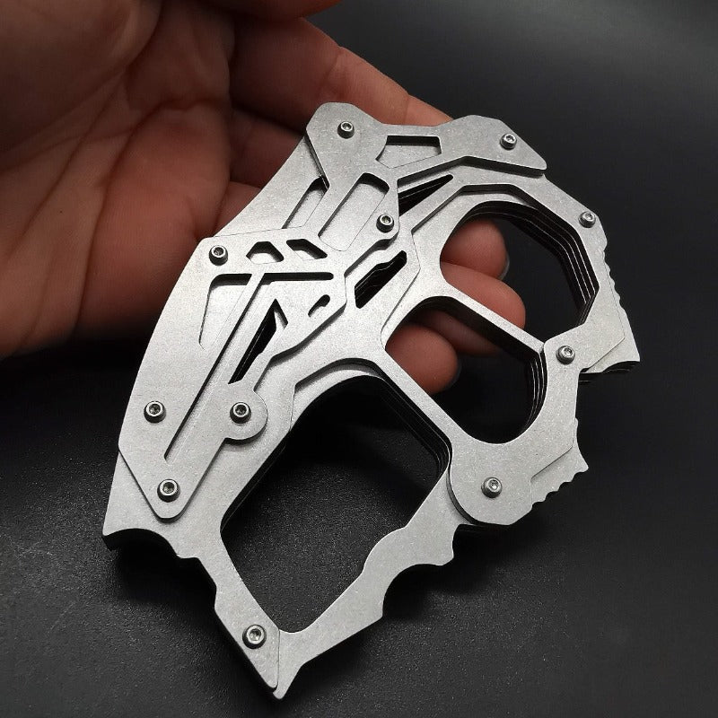 Solid Three-finger steel knuckle