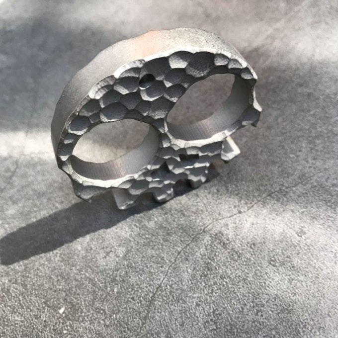 four finger Titanium Skull knuckle duster 1