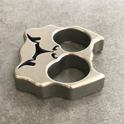 TC21 Titanium Dog Head Knuckle Duster EDC Decoration