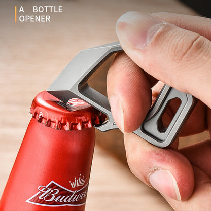 Multifunctional Titanium Knuckle Bottle-opening Self-defense Protective Gear