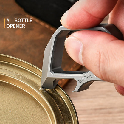 Multifunctional Titanium Knuckle Bottle-opening Self-defense Protective Gear