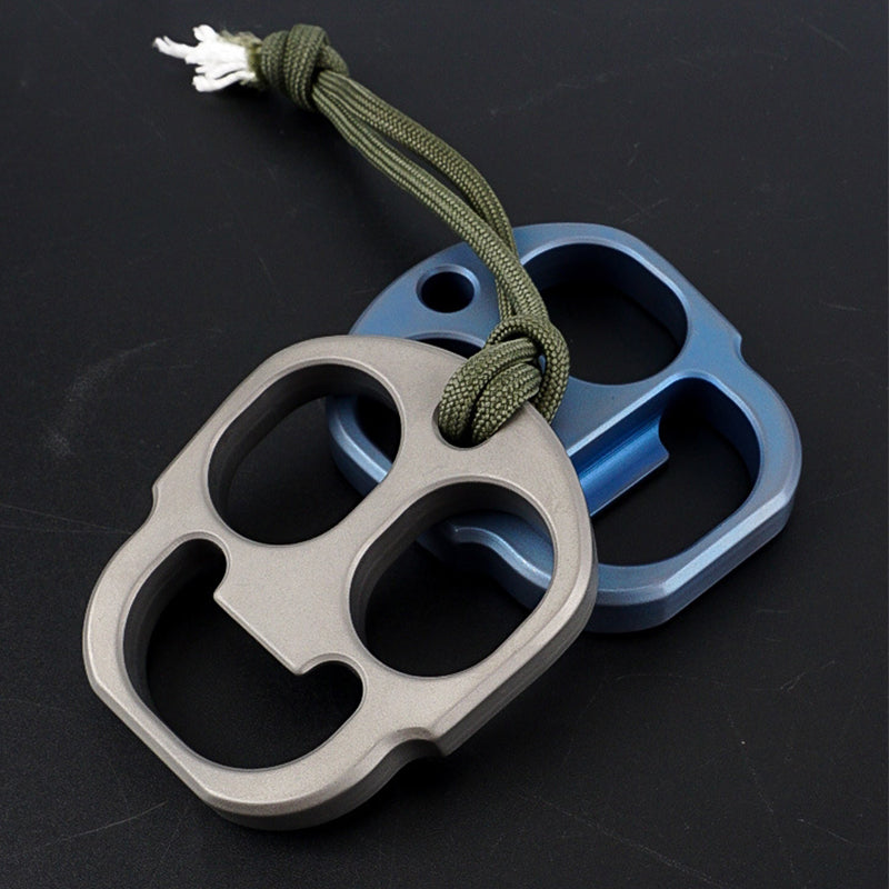 Mini Titanium Knuckle Multi-function Bottle Opening EDC Tool