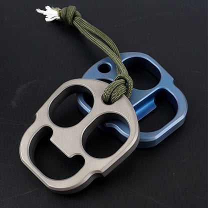 Mini Titanium Knuckle Multi-function Bottle Opening EDC Tool