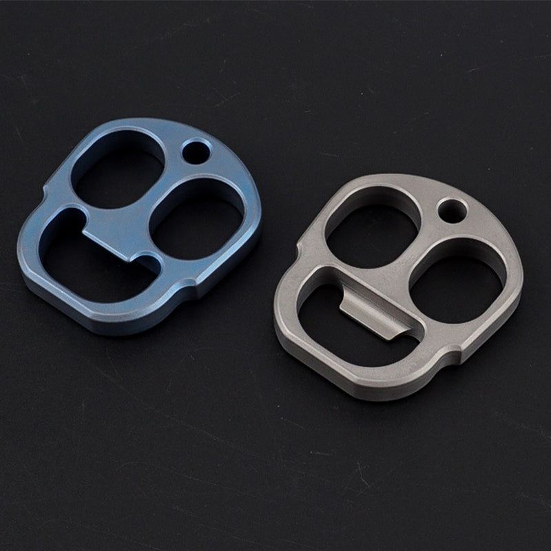 Mini Titanium Knuckle Multi-function Bottle Opening EDC Tool