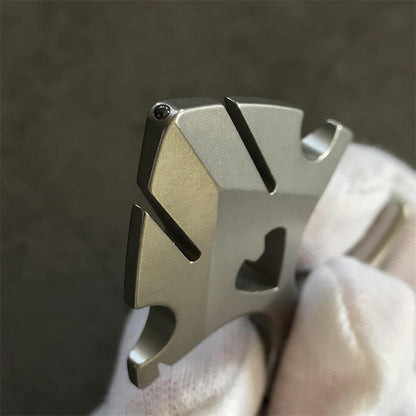 TC21 Titanium Knuckle Duster Self-Defense Doomsday Shield Self-defense Pendant