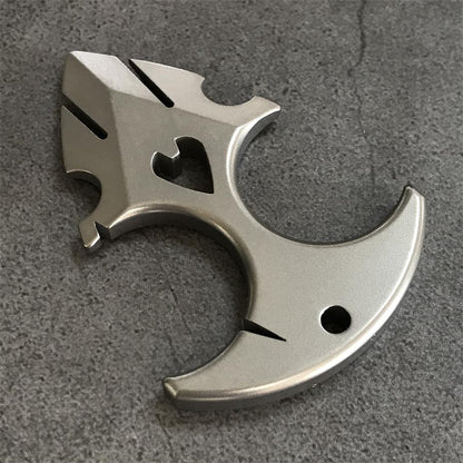 TC21 Titanium Knuckle Duster Self-Defense Doomsday Shield Self-defense Pendant