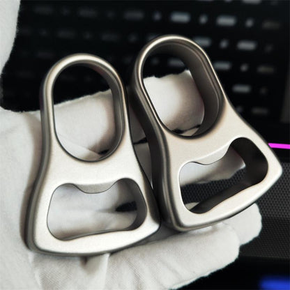 Titanium Knuckle Duster Open-bottle Boxing Self -defense Tool