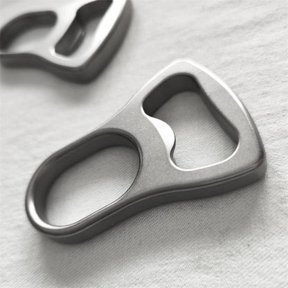 Titanium Knuckle Duster Open-bottle Boxing Self -defense Tool