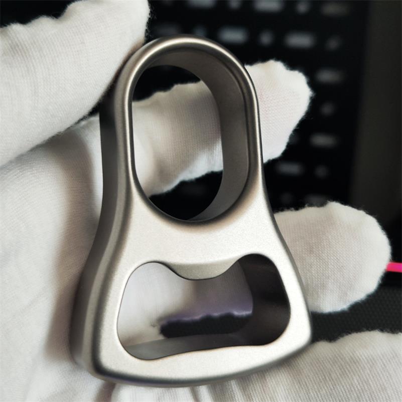 Titanium Knuckle Duster Open-bottle Boxing Self -defense Tool