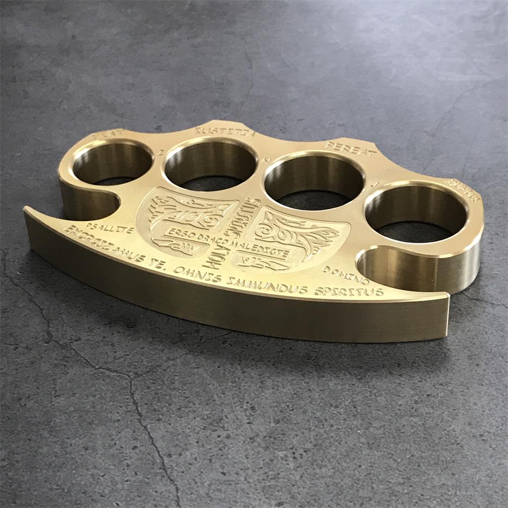 Solid Thickened Warrior Brass Knuckle Duster